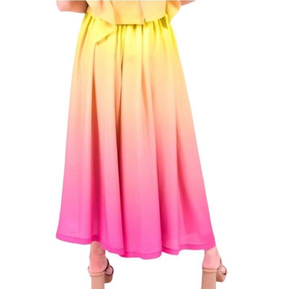 Emily McCarthy Palazzo Pants - Size Medium -  Sunset - Picture 3 of 7